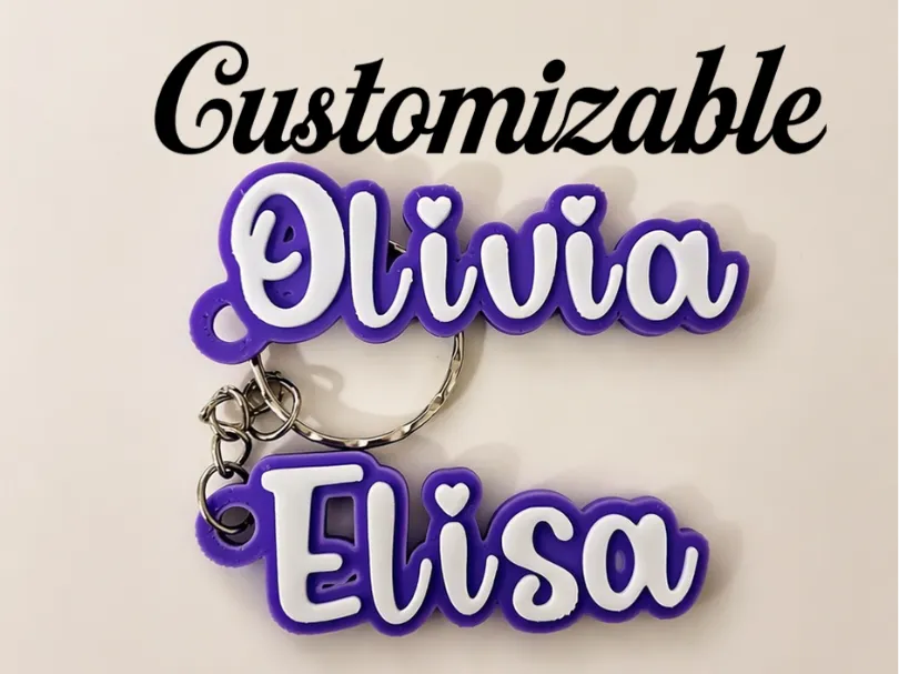 Custom Name Keychain