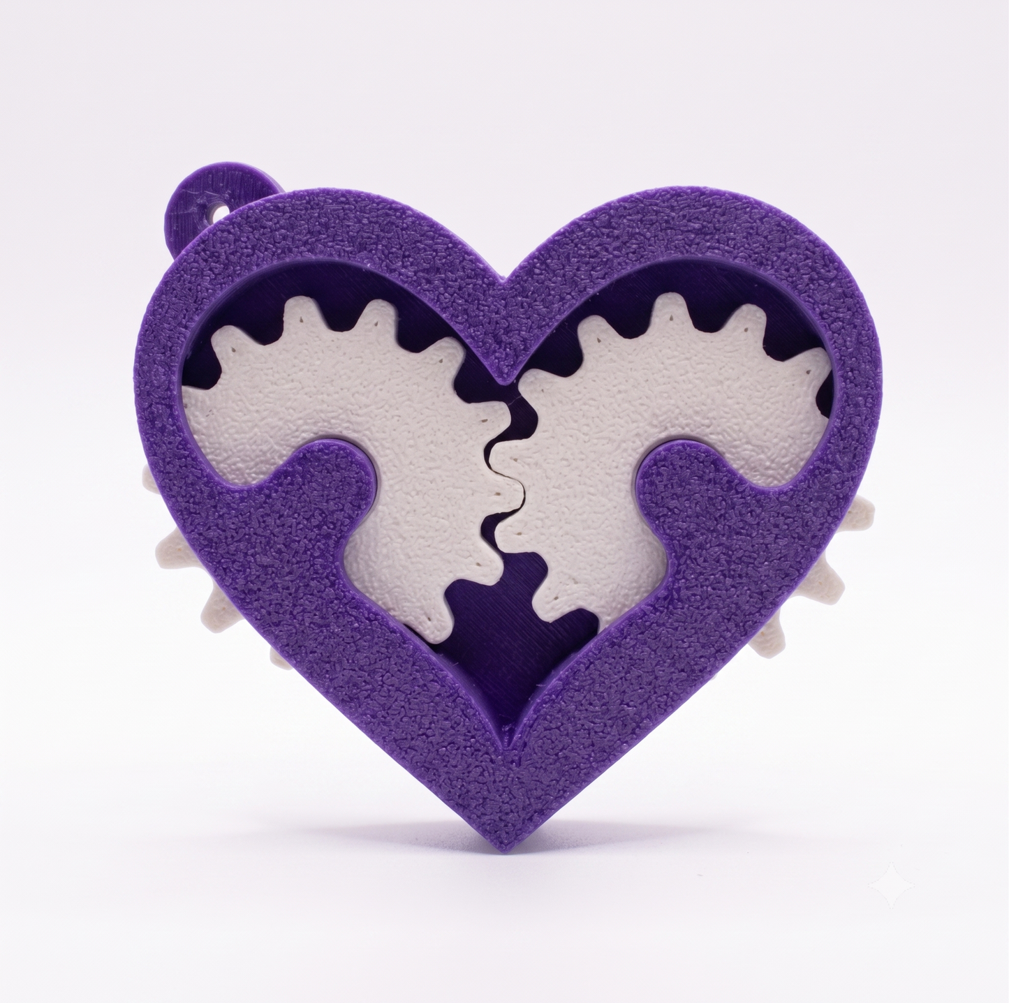 Heart Gear Keychain M2