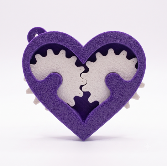 Heart Gear Keychain M2