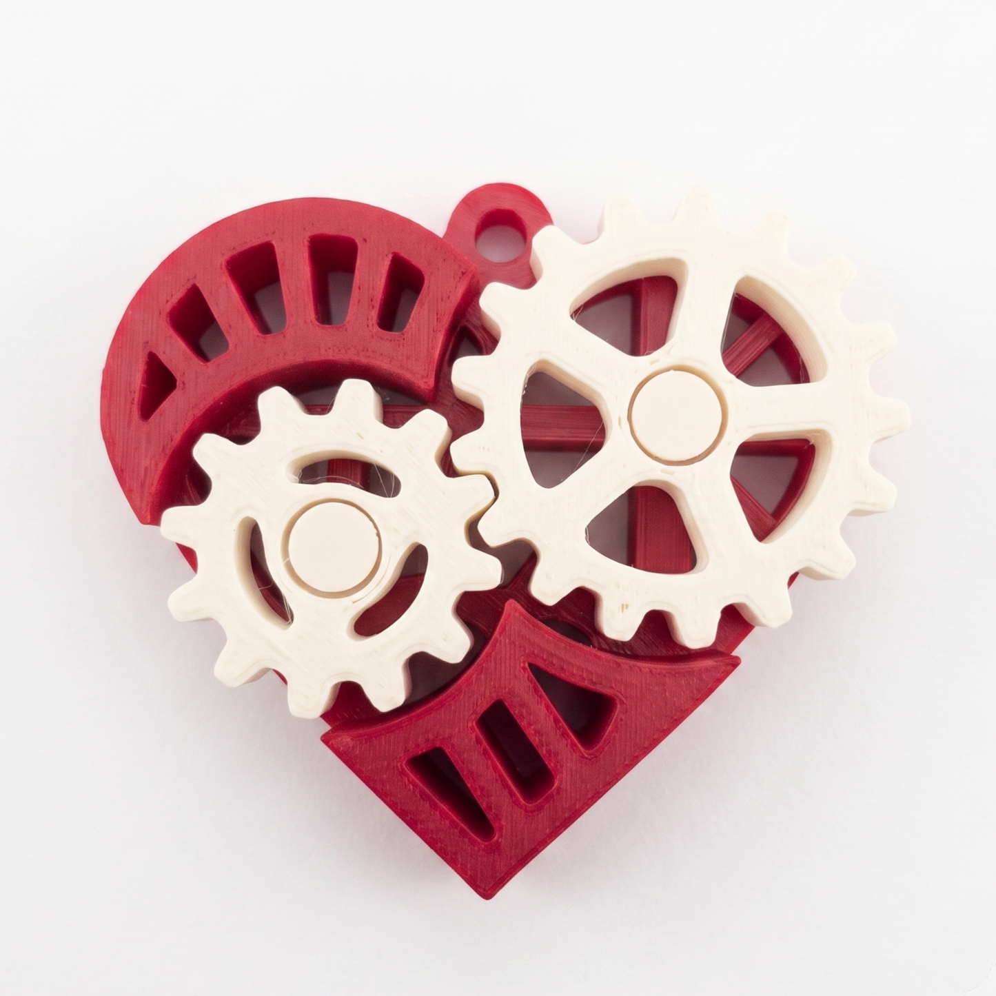 Heart Gear Keychain M1