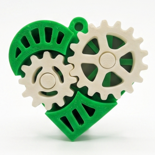 Heart Gear Keychain M1